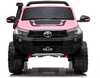 Laste kahekohaline elektriauto Toyota Hilux, roosa
