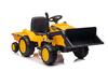 Laste elektriline traktor Lean Cars S617, kollane