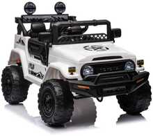 Kahekohaline elektriauto Lean Cars Toyota FJ 4x4, valge