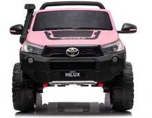 Laste kahekohaline elektriauto Toyota Hilux, roosa