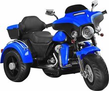 Akuga mootorratas lastele Jokomisiada Chopper PA0254, sinine
