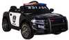 Laste elektriauto Lean Cars Police JC 666/3772, must, 2x35W mootorid