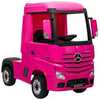 Laste elektriauto Lean Cars Mercedes Actros, roosa 4x4