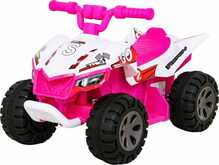 Laste elektriline ATV Ramiz The Fastest, roosa