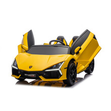 Laste elektriauto Ramiz Lamborghini Revuelto XL STRONG, kollane