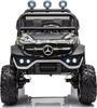 Kahekohaline elektriauto lastele Lean Cars LeanToys Unimog S, must
