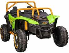 Kahene elektriline Buggy Lean Cars Arctic Cat WILDCAT XX 24V14AH, roheline