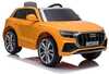 Laste elektriauto Lean Cars Audi Q8, kollane lakitud