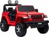 Kahekohaline laste elektriauto Lean Cars Jeep Rubicon 4x4, punane