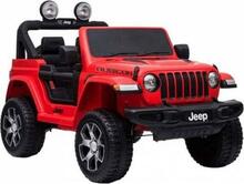 Kahekohaline laste elektriauto Lean Cars Jeep Rubicon 4x4, punane