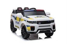 Laste elektriauto politsei Lean Toys BBH-021, valge