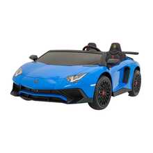 Elektriauto Ramiz Lamborghini Aventador SV, sinine