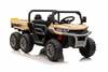 Kahekohaline laste elektriauto Lean Toys XMX623B 24V, kuldne