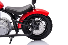 Laste elektrimootorratas Ramiz Chopper SPEED, punane