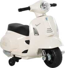 Elektrimootorratas lastele Homcom Vespa, valge