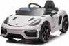 Laste elektriauto Ramiz Porsche 718 MP4, valge