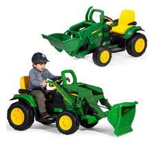 Laste elektriline traktor Peg Perego John Deere Ground Loader 12V, roheline