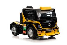 Laste elektriauto Lean Cars Mercedes-Benz Axor XMX622, kollane