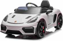 Laste elektriauto Ramiz Porsche 718 MP4, valge