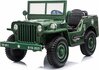 Kolmekohaline laste elektriauto Jokomisiada Jeep Willys PA0249, roheline