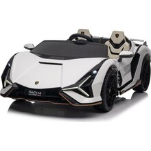 Laste elektriauto Lamborghini SIAN, valge