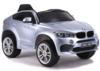 Laste elektriauto Lean Cars BMW X6, hõbedane
