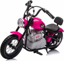 Laste elektrimootorratas Ramiz Chopper SPEED, roosa