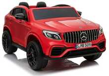 Laste elektriauto Mercedes GLC 63S, punane lakitud