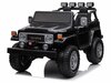 Kahekohaline laste elektriauto Toyota Land Cruiser, must