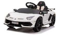 Elektriauto lastele Lamborghini Aventador SVJ, valge