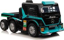 Ühekohaline elektriauto haagisega Lean Cars Mercedes-Benz Axor XMX622, sinine