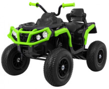 Laste elektriline ATV Ramiz, must/roheline
