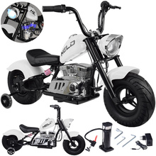 Akuga mootorratas lastele Jokomisiada Chopper PA0318, valge