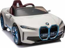 Laste elektriauto Enero BMW i4, valge