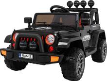 Laste elektriauto Ramiz 4WD, must