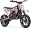 Akuga krossimootorratas Lean Cars TRAIL KING HP114E, roosa
