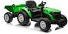 Akuga traktor koos haagisega Lean Cars HC-306, 24V, roheline