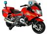 Laste elektriline mootorratas Lean Cars BMW R1200 Police, punane