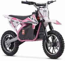 Akuga krossimootorratas Lean Cars TRAIL KING HP114E, roosa