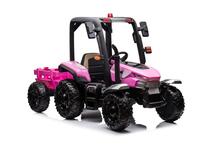Elektriline traktor lastele Lean Toys BLT-206, roosa