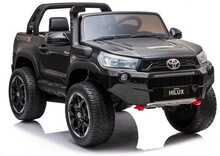 Laste elektriauto Lean Cars Toyota Hilux, must lakitud