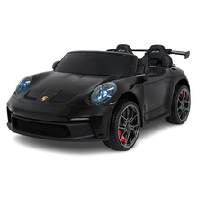 Kahene laste elektriauto Ramiz Porsche 911 GT3 MP4, must