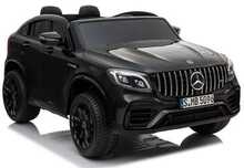 Laste elektriauto Mercedes GLC 63S, must lakitud
