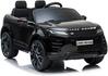 Kahekohaline laste elektriauto Lean Cars Range Rover Evoque, must