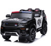 Laste elektriauto Hatis Police, valge/must