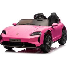 Elektriauto lastele Ramiz Porsche Taycan Turbo S, roosa