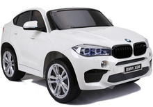 Kahene elektriauto Lean Cars BMW X6M, valge