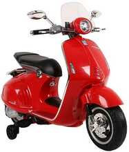 Elektriline motoroller lastele Lean Cars Vespa GTS 300, punane