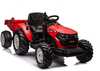 Akuga traktor Lean Cars HC-306, 24V, punane