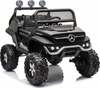 Laste elektriline maastur Lean Cars Mercedes Unimog S, must